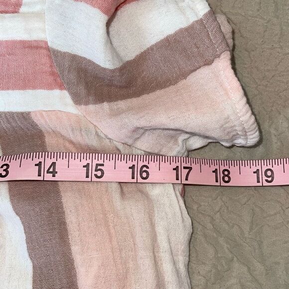 Rails Womens Savon Cheyanne Striped Cotton Blouse Top Pink Size Small‎ - Picture 8 of 9